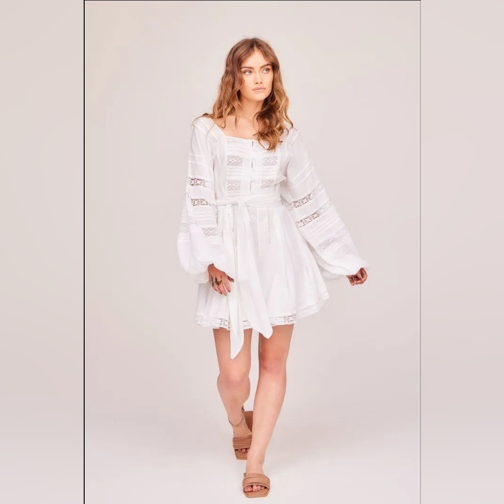NWT Free People/Jen's Pirate Booty Belmont Kelly Dress in White Size XS